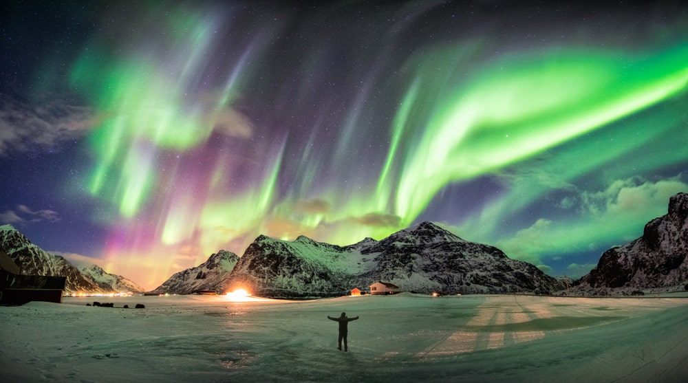 Northern Lights during winter