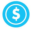Coin/dollar sign icon to show that one should ensure that a custodian has straightforward fees before choosing a Self-Directed IRA custodian.