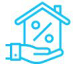 Icon of a house with a percentage sign inside to show that your real estate syndication investment may be subject to UBIT or UDFI.