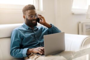 An investor speaks with his financial advisor, happy to confirm that he will not owe any unrelated business income tax - or UBIT - this year.